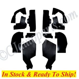 NEW 1961-1962 CADILLAC DEVILLE ELORADO FLEETWOOD A FRAME CONTROL ARM SPLASH GUARD DUST SHIELD SEALS 12 PC KIT