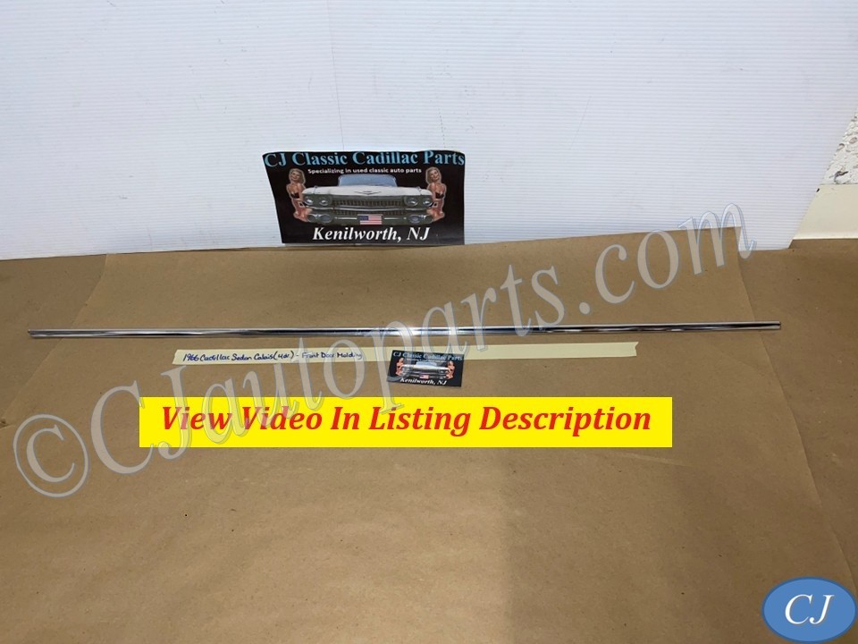 OEM 1965 1966 Cadillac Sedan Calais Deville Fleetwood FRONT DOOR CENTER MOLDING TRIM SPEAR #4227317