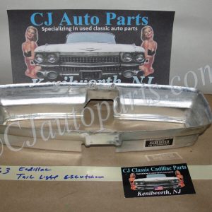 OEM 1963 Cadillac Deville Eldorado REAR BUMPER TAIL LIGHT LAMP BEZEL ESCUTCHEON #1479683
