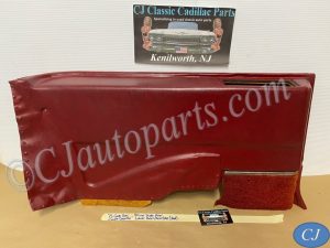 OEM 1971 1972 1973 1974 1975 1976 Cadillac Coupe Deville Calais 2 Dr LEFT DRIVER SIDE REAR LOWER DOOR PANEL ARM REST ~ RED