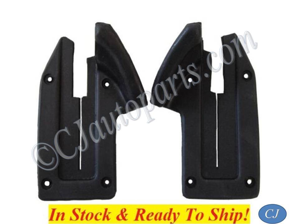 NEW 1967-1968 CADILLAC DEVILLE CALAIS BOP 2 DR HT/CONVERTIBLE DOOR JAM LOCK PILLAR U SEAL WEATHERSTRIP (R&L)
