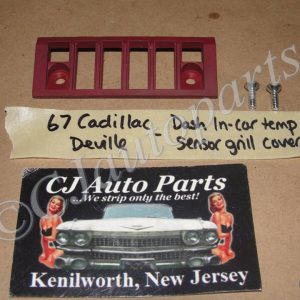 OEM 1967 1968 Cadillac Deville Eldorado Fleetwood Calais DASH IN-CAR TEMP TEMPERATURE SENSOR LOWER GRILL COVER #1488163
