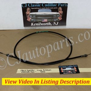 OEM 1962 1963 1964 1965 1966 1967 1968 1969 1970 Cadillac Deville Fleetwood Calais 1962 1963 1964 1965 1966 1967 1968 1969 1970 1971 Eldorado POWER TRUNK DECK LID PULLDOWN BOWDEN CABLE #4844174