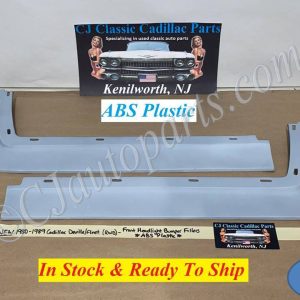 NEW 1980 1981 1982 1983 1984 1985 1986 1987 1988 1989 CADILLAC DEVILLE FLEETWOOD BROUGHAM RWD FRONT HEADLIGHT BUMPER FILLERS