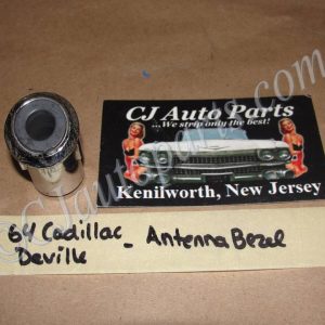 OEM 1963 1964 Cadillac Deville Eldorado Fleetwood POWER ANTENNA CHROME BEZEL TRIM ESCUTCHEON FENDER MOUNTED