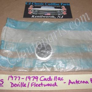 NOS 1977 1978 1979 Cadillac Deville Fleetwood Commercial Chassis CHROME ANTENNA BEZEL TRIM ESCUTCHEON