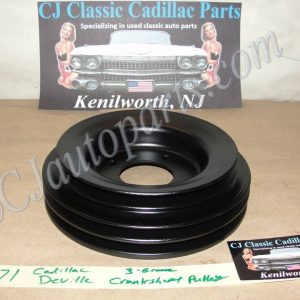 RESTORED 1968 1969 1971 1972 Cadillac Eldorado Fleetwood Deville Calais 472/500 CRANK CRANKSHAFT PULLEY TRIPLE (3) GROOVE