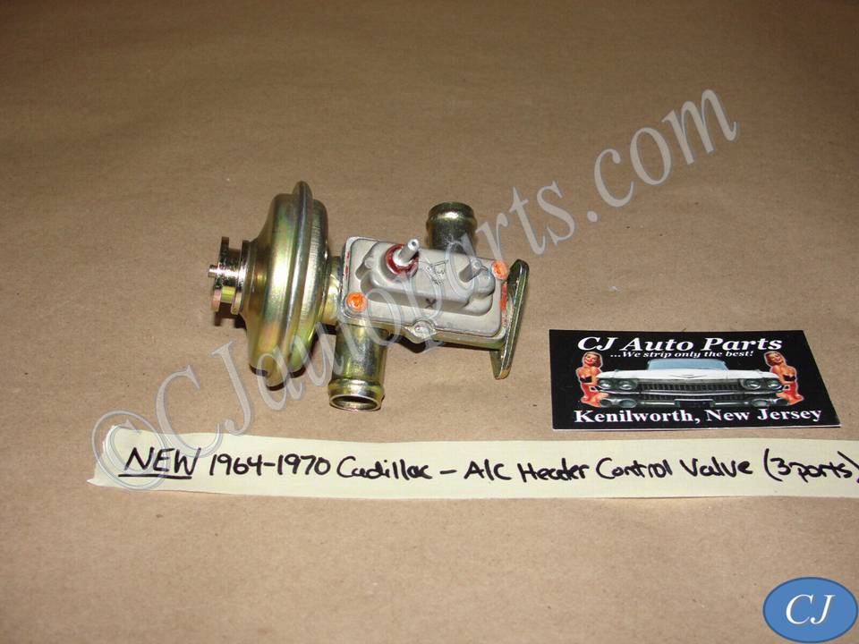 NEW 1964 1965 1966 1967 1968 1969 1970 Cadillac Deville Fleetwood Eldorado A/C HEATER CONTROL VALVE - 3 VACUUM PORTS 1971 1972 1973 1974 1975 1976 Fleetwood Rear A/C