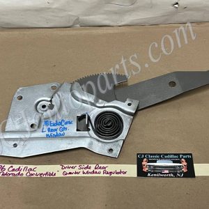 OEM 1971 1972 1973 1974 1975 1976 Cadillac Eldorado Convertible LEFT DRIVER SIDE REAR QUARTER WINDOW REGULATOR #9887856, #1666566