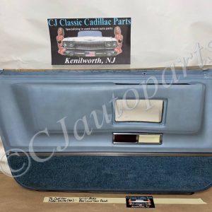 OEM 1971 1972 1973 1974 1975 1976 Cadillac Sedan Deville Fleetwood Calais 4 Door LEFT DRIVER SIDE REAR LOWER DOOR PANEL with COURTESY LIGHT - LIGHT BLUE