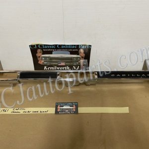 OEM 1961 CADILLAC DEVILLE ELDORADO FLEETWOOD CENTER DASH CLIMATE CONTROL CHROME BEZEL TRIM #1475165