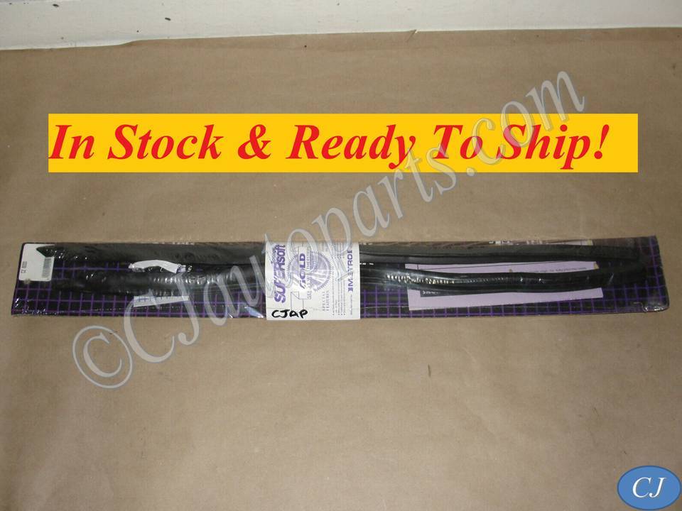 1959-1960 CADILLAC ELDORADO SERIES 62 CONVERTIBLE WINDSHIELD A PILLAR POST WEATHERSTRIP SEALS (CZ 8000 METRO MOULDED SOFTSEAL)