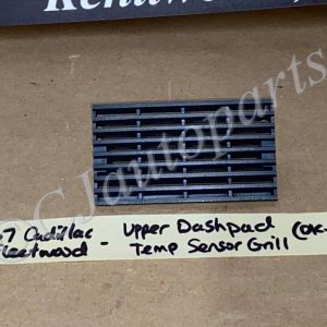 OEM 1967 1968 1969 1970 Cadillac Deville Eldorado Calais Fleetwood UPPER DASHPAD CLIMATE CONTROL IN-CAR TEMP SENSOR GRILL Dark Gray #1488175