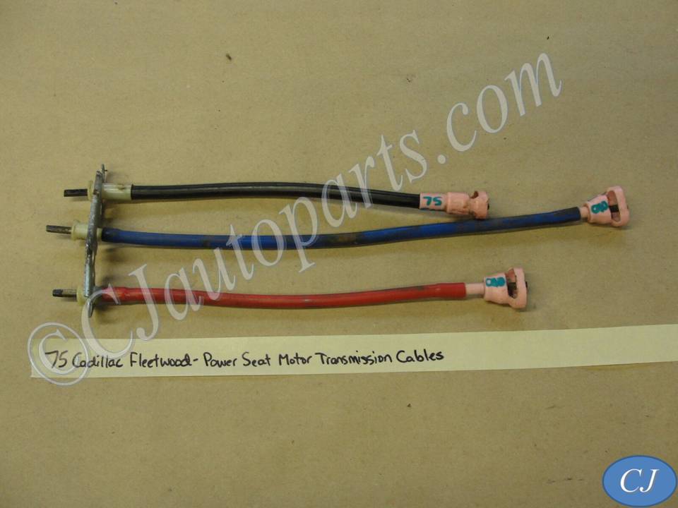 1971 1972 1973 1974 1975 1976 Cadillac Fleetwood Deville Eldorado Calais GM POWER BENCH SEAT MOTOR TRANSMISSION TRANS CABLES
