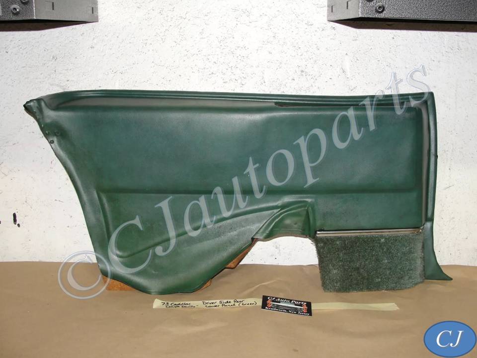 OEM 1971 1972 1973 Cadillac Coupe Deville Calais 2 Door LEFT DRIVER SIDE REAR LOWER DOOR QUARTER PANEL TRIM