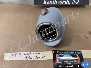 OEM 1959 1960 Cadillac Deville Eldorado Fleetwood DASH AIR CONDITIONER A/C HEATER OUTER AIR VENT DUCT #3512194