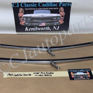 1963 1964 1965 1966 1967 Cadillac Deville Eldorado Fleetwood Factory Original TRICO WIPER ARM BLADES WITH NEW REFILLS #1481285