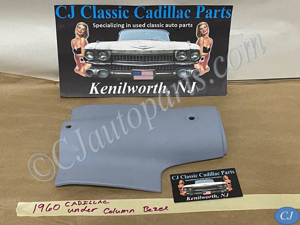 OEM 1959 1960 Cadillac Deville Eldorado Fleetwood LOWER DASH UNDER COLUMN BEZEL TRIM COVER