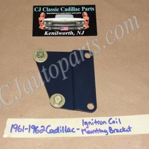 1961 1962 Cadillac Deville Eldorado Fleetwood 390 ENGINE IGNITION COIL MOUNTING BRACKET PLATE W/ BOLTS HARDWARE #1476119