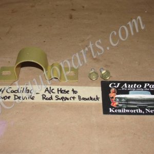 OEM 1964 Cadillac Deville Eldorado Fleetwood 429 Engine A/C HOSE TO RAD SUPPORT BRACKET & BOLTS