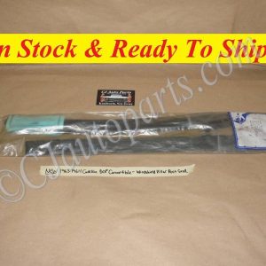 NEW 1963-1964 CADILLAC ELDORADO SERIES 62 CONVERTIBLE WINDSHIELD A PILLAR HINGE PILLAR POST SEAL WEATHERSTRIP RIGHT & LEFT