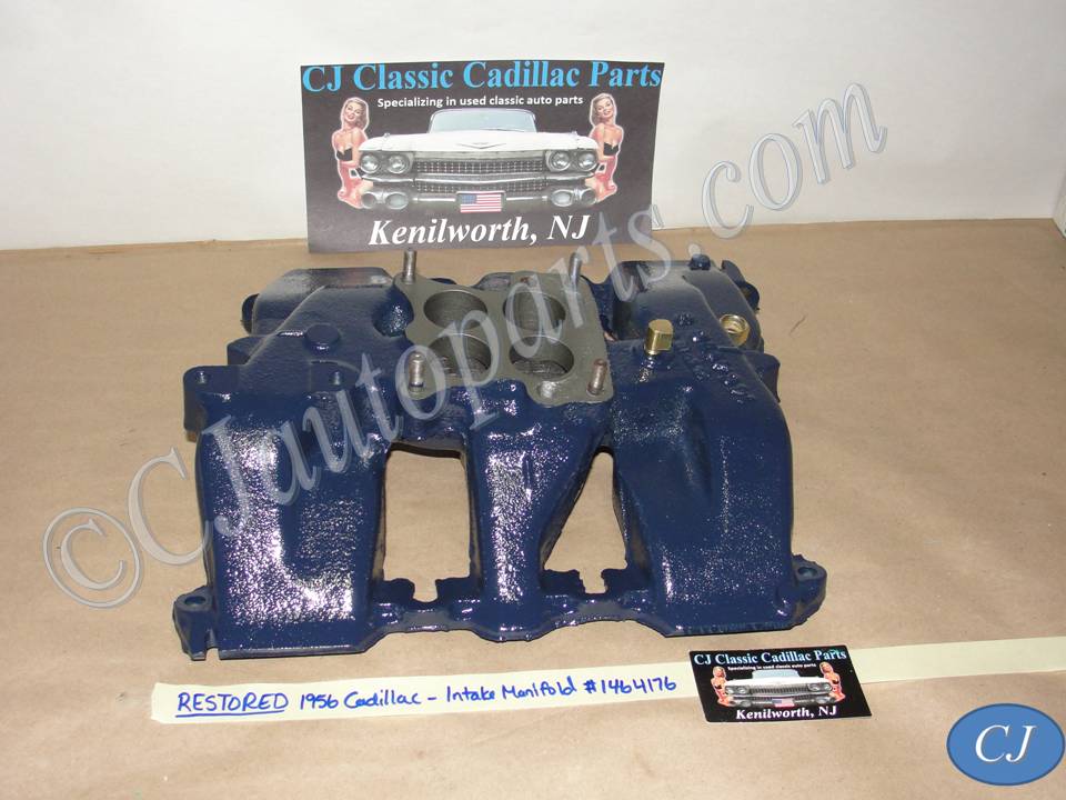 RESTORED OEM 1956 CADILLAC DEVILLE ELDORADO FLEETWOOD 365 ENGINE INTAKE MANIFOLD #1464176