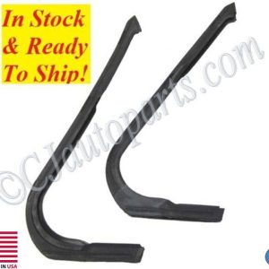 NEW 1961-1962 CADILLAC DEVILLE ELDORADO BOP HARDTOP & CONVERTIBLE FRONT DOOR VENT WINDOW SEAL WEATHERSTRIP R&L