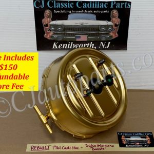 REBUILT FACTORY ORIGINAL 1961 CADILLAC DEVILLE ELDORADO FLEETWOOD DELCO MORAINE POWER BRAKE BOOSTER