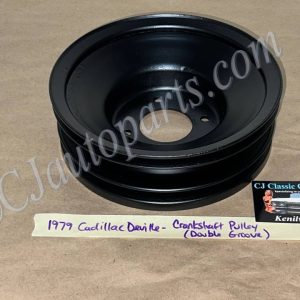 RESTORED 1979 CADILLAC Fleetwood Deville 425 ENGINE HARMONIC BALANCER CRANK CRANKSHAFT PULLEY 2 DOUBLE GROOVE #1610418