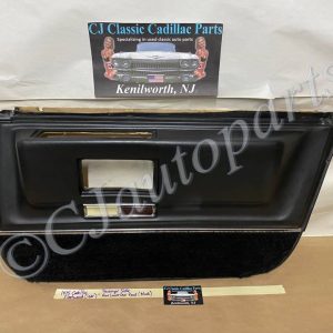 OEM 1971 1972 1973 1974 1975 1976 Cadillac Sedan Deville Fleetwood Calais 4 Door RIGHT PASSENGER SIDE REAR LOWER DOOR PANEL with COURTESY LIGHT - BLACK