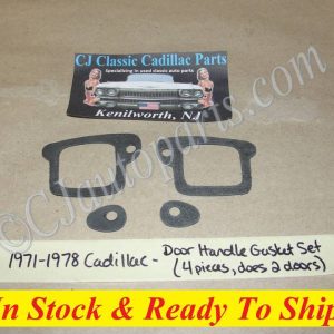NEW 1971 1972 1973 1974 1975 1976 1977 1978 1979 CADILLAC DEVILLE ELDORADO FLEETWOOD SEVILLE CALAIS EXTERIOR DOOR HANDLE GASKET SET