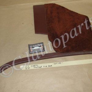 OEM 1965 1966 Cadillac Fleetwood Deville Calais LEFT DRIVER SIDE KICK PANEL TRIM BROWN
