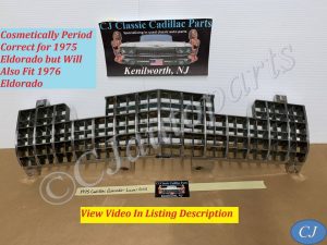 OEM 1975 Cadillac Eldorado FRONT LOWER GRILL #1606825