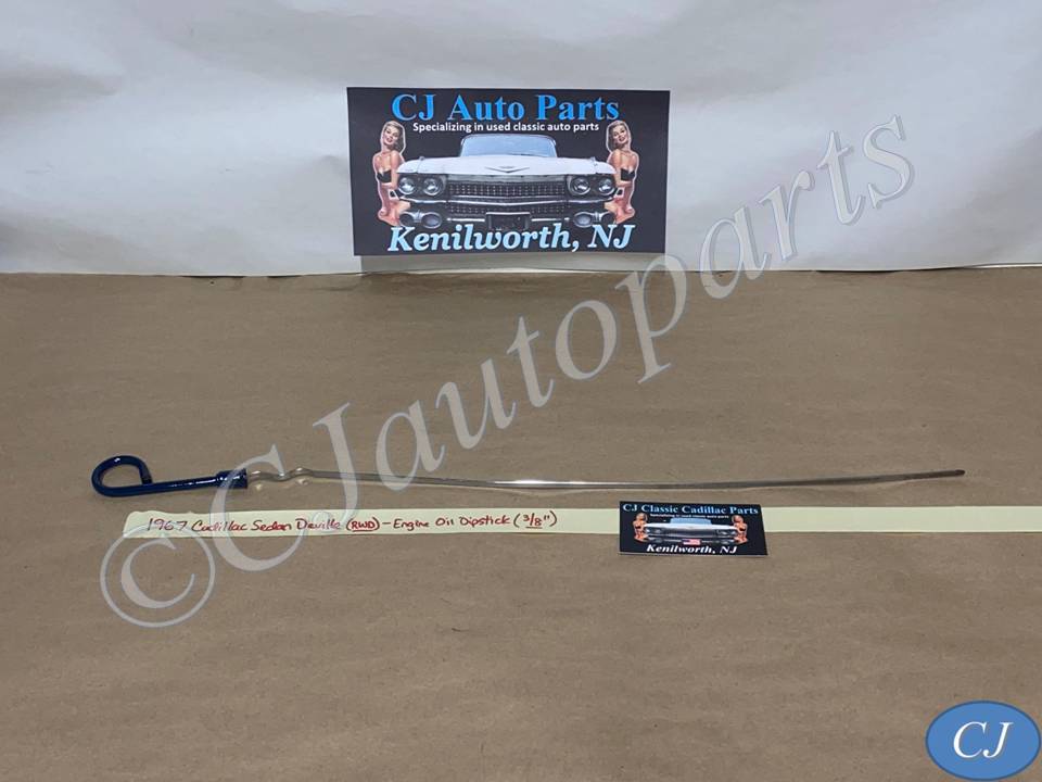 1965 1966 1967 Cadillac Deville Calais Fleetwood 1965 1966 Eldorado RWD 429 ENGINE OIL LEVEL INDICATOR DIPSTICK 3/8" #1489443