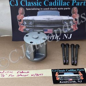 OEM 1968 1971 1972 Cadillac Deville Calais Fleetwood 1968 1969 1970 1971 1972 Eldorado ENGINE COOLING FAN SPACER 2.5" WITH BOLTS #535-253