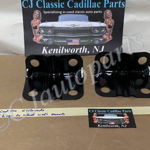OEM 1971 1972 1973 1974 Cadillac Eldorado HOOD HINGE TO WHEEL WELL MOUNTING BRACKETS - PAIR #1494988