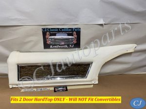 OEM 1971 1972 Cadillac Eldorado 2 Door HardTop RIGHT PASSENGER SIDE REAR UPPER DOOR PANEL TRIM