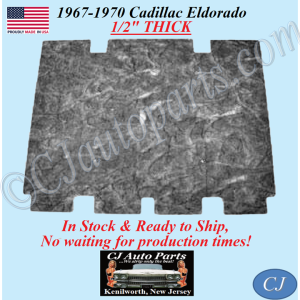 REM 1967 1968 1969 1970 CADILLAC ELDORADO HOOD INSULATION - 1/2" THICK - IN STOCK - CADHIN100