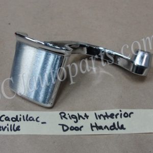 OEM 1966 Cadillac Fleetwood Calais Eldorado Deville RIGHT PASSENGER SIDE INTERIOR CHROME DOOR HANDLE #4537107