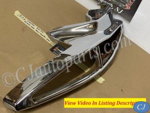OEM 1973 Cadillac Deville Calais Fleetwood DRIVER SIDE LEFT BACK REAR BUMPER END #3515580