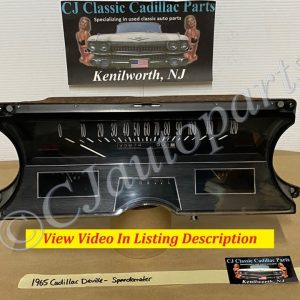 OEM 1965 1966 Cadillac Deville Eldorado Fleetwood Calais DASH INSTRUMENT CLUSTER SPEEDOMETER **TESTED**
