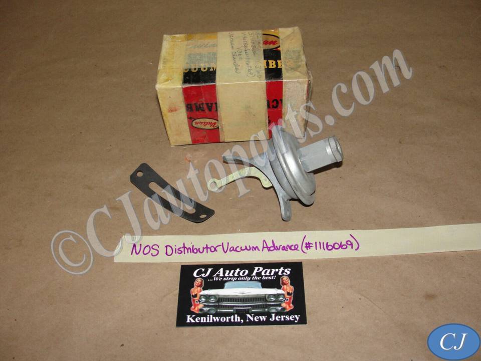 NOS 1949 1950 1951 1952 CADILLAC FLEETWOOD 1951 1952 1953 1954 1955 OLDS DISTRIBUTOR VACUUM ADVANCE CHAMBER