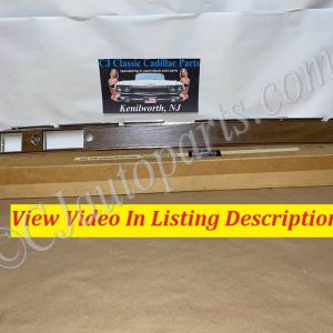 NOS 1974 1975 1976 Cadillac Fleetwood Deville Eldorado Calais RIGHT PASSENGER SIDE DASH WOODGRAIN TRIM RADIO BEZEL #1605940