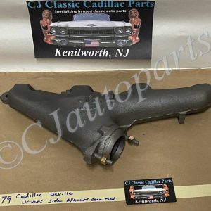 OEM 1977 1978 1979 Cadillac Deville Fleetwood Commercial Chassis LEFT DRIVER SIDE EXHAUST MANIFOLD #1609404