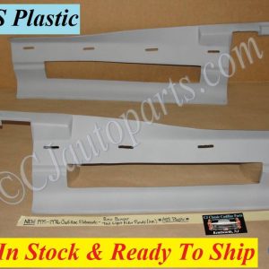 NEW ABS 1975 1976 CADILLAC ELDORADO REAR BUMPER TAIL LIGHT FILLER PANELS 2 PIECE SET