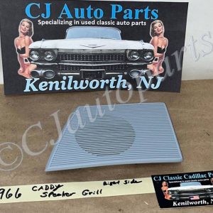 OEM 1966 CADILLAC DEVILLE ELDORADO FLEETWOOD CALAIS FRONT RIGHT PASSENGER SIDE DASH STEREO SPEAKER COVER GRILL TRIM #1486369/1486368