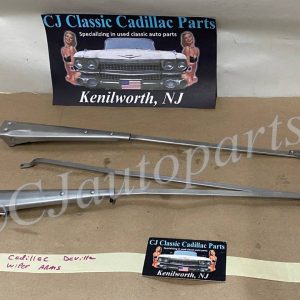 OEM 1969 1970 Cadillac Deville Fleetwood Calais WINDSHIELD WIPER ARMS - LEFT & RIGHT #1491468 RH/#481201 LH