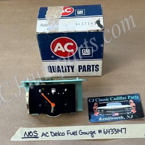 NOS AC Delco GM 1981 1982 1983 1984 1985 1986 1987 1988 1989 Cadillac Deville Fleetwood RWD FUEL GAS GAUGE WITH TELL TALE LIGHT