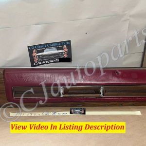 OEM 1974 1975 1976 Cadillac Coupe Deville Calais 2 Door 1974 1975 1976 1977 1978 Cadillac Eldorado RIGHT SIDE FRONT UPPER DOOR PANEL WOODGRAIN/DARK RED