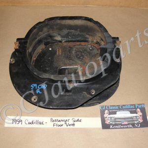 OEM 1959 1960 CADILLAC DEVILLE ELDORADO FLEETWOOD RIGHT PASSENGER SIDE FRONT KICK PANEL FLOOR VENT AIR DUCT #4782079/#4761863